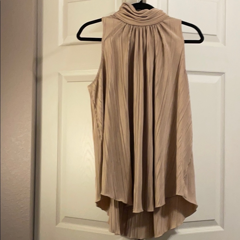Gold Sleeveless Top